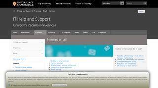 cambridge hermes help|my Hermes email account.